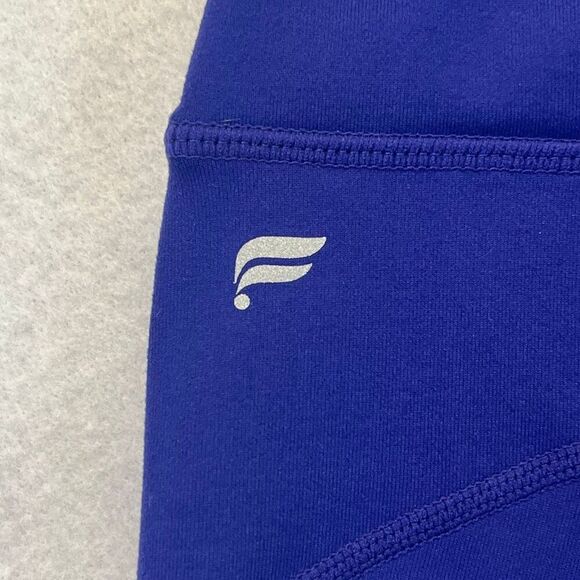 FABLETICS Leggings Womens XL Purple Define Powerhold Side Banner Pull On Stretch - Picture 12 of 13